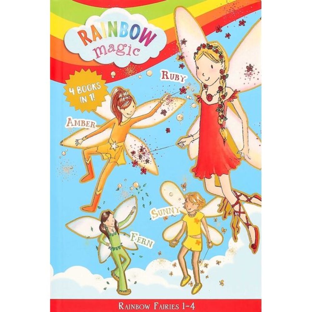 Rainbow Magic Rainbow Fairies: Books #1-4: Ruby the Red Fairy, Amber the Orange